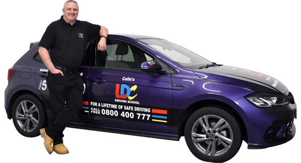 Colin Stuart's driving school car